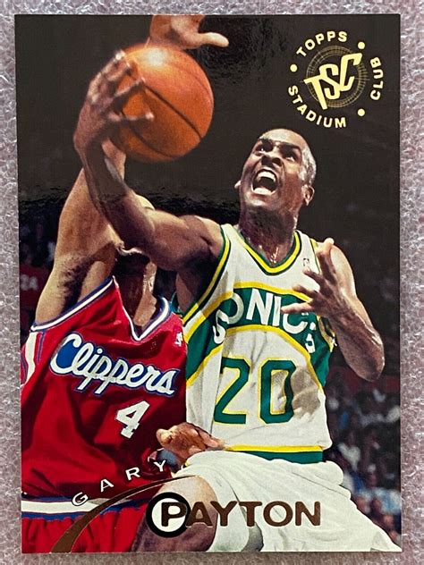 Topps Stadium Club Gary Payton For Sale Online Ebay