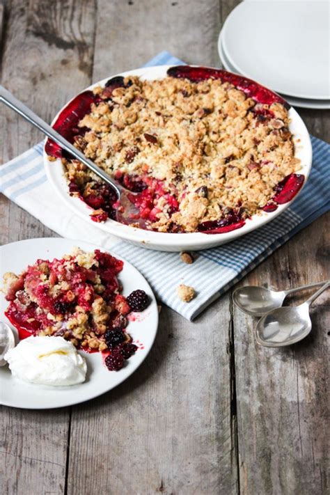 Blackberry And Apple Crumble Diy Food Recipes Diy Easy Recipes Food