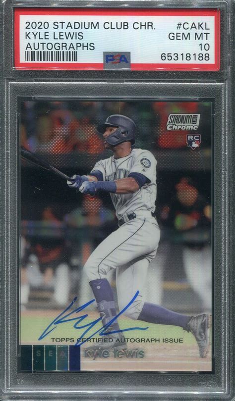 2020 Topps Stadium Club Chrome Kyle Lewis Rookie Refractor Flickr