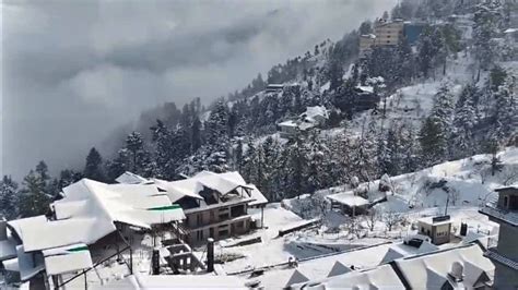 Shimla Turns Winter Wonderland Snowfall And Carnival Welcome Tourists