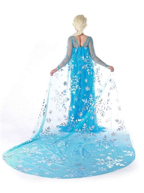 Frozen Vestiti Carnevale Elsa Donna Adulto