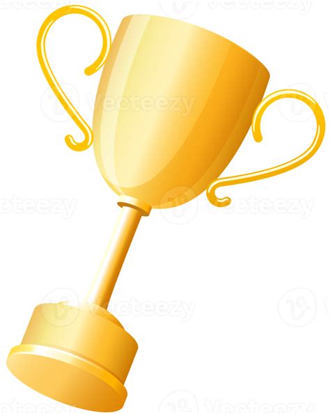 Gold Trophies Symbol Icon 19046337 Png