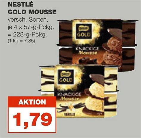 Nestlé Gold Mousse Angebot bei Real