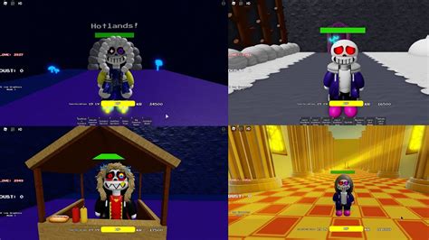 All Dust Sanses Showcase Undertale Multiversal Battles 2 Roblox Youtube