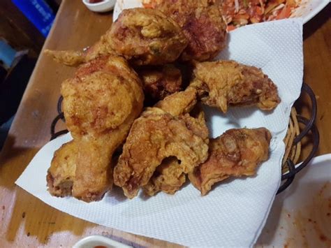 화정맛집 아지트 후라이드치킨 골뱅이무침 네이버 블로그