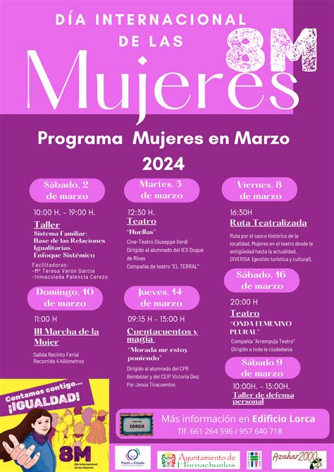 Presentadas Las Actividades En Torno Al De Marzo Ayuntamiento De