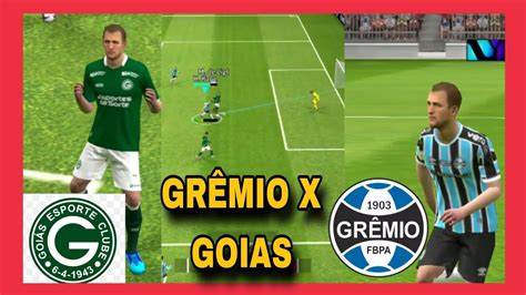 GRÊMIO X GOIAS X1 O INSCRITO NO EFOOTBALL 24 MOBILE YouTube