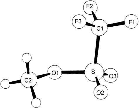 Gas Phase Structure Of Methyl Trifluoromethanesulfonate Ch3oso2cf3