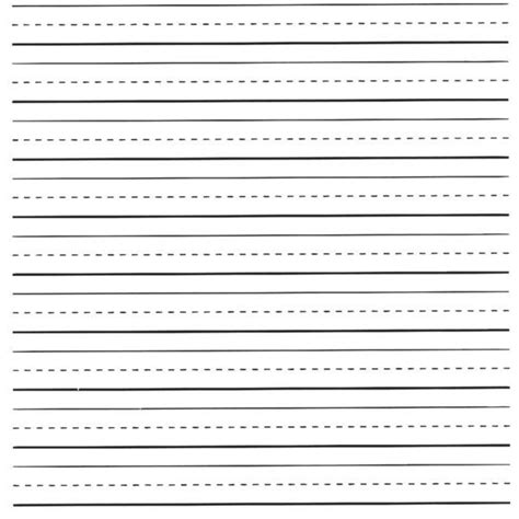 Kindergarten Lined Printable Paper