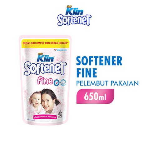 So Klin Softener Sekali Bilas Fine Pouch 650ml Lazada Indonesia