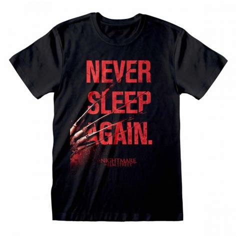 Nightmare On Elm Street Never Sleep Again T Shirt Merchoid