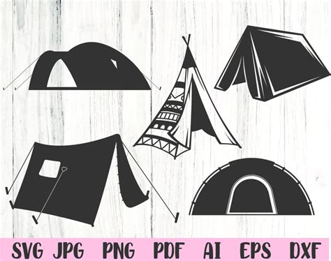 Camping Tent Svg Tent Svg Camping Svg Svg Files For Cricut Etsy