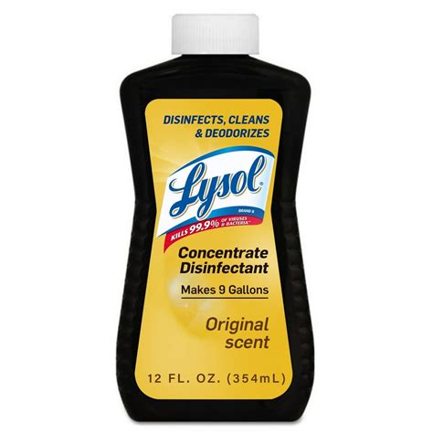 Lysol Disinfectant Concentrate Original Scent 12oz