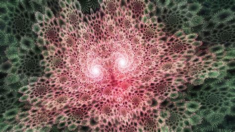 Light Pink Green Glow Art Pattern Fractal Intersection Hd Abstract