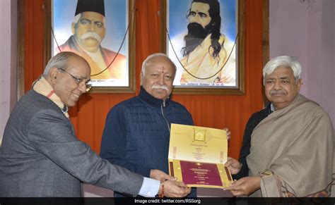 Rss Chief Mohan Bhagwat Gets Formal Invitation For Ayodhya Ram Temple