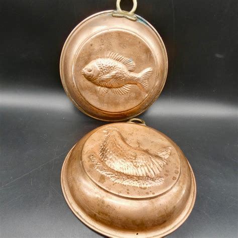 Copper Fish Mold Etsy