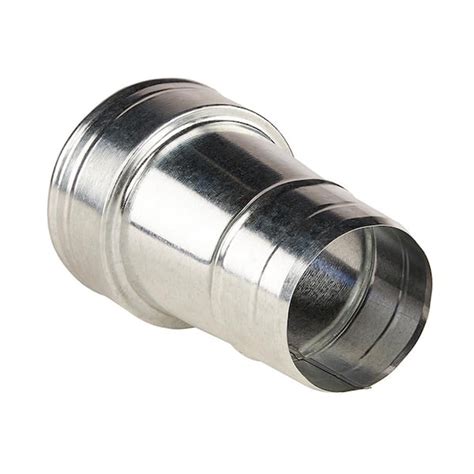 Business Hvac Parts Hose Connector Galvanised Steel T Piece Cross Duct Coupling 4 Way Ducting Pipe