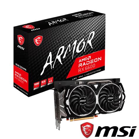 Msi微星 Radeon Rx 6600 Armor 8g 顯示卡 Rx系列 Yahoo奇摩購物中心