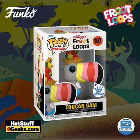 New Froot Loops Toucan Sam With Fruit Hat Funko Pop