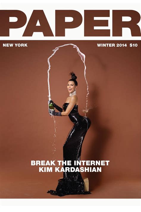 Paper Magazine Kim Kardashian Photographer Jean Paul Goude Glamour Uk