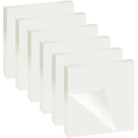 Feuilles Transparent Sticky Notes X Mm Imperm Able Translucent