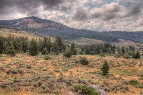 Rugged Country In Rural Wyoming During Summer Stock Photo Image Of