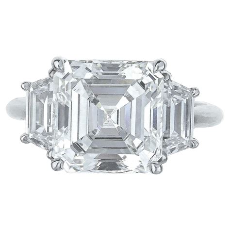 Gia Certified Carat Asscher Cut Diamond Flawless Clarity For Sale At