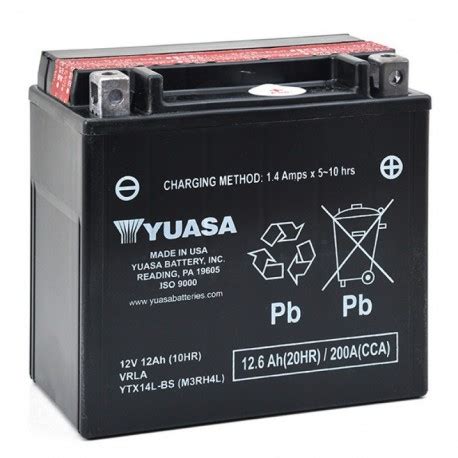 Batterie Moto Yuasa Ytx L Bs V Ah