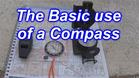 The Basic How To Use A Compass For Survival Youtube