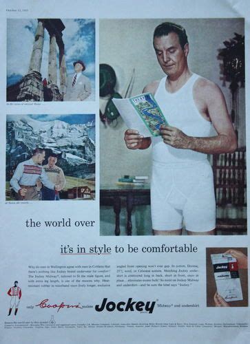 Pin On Vintage Hanes Jockey Munsingwear Mens Underwear Ads