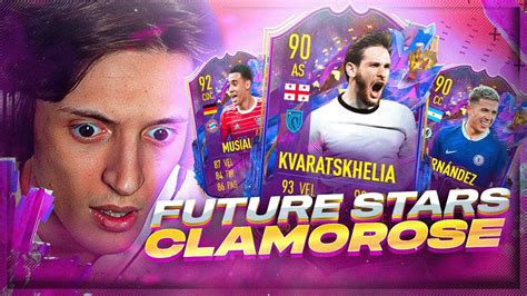 Future Stars Clamorose Con Kvaratskhelia Pack Opening Youtube