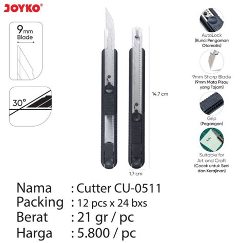 Jual Cutter CU 0511 Jk Joyko Shopee Indonesia