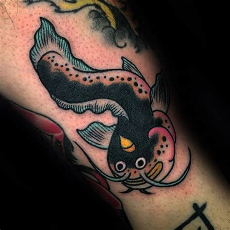 Catfish Tattoo Designs For Men Aquatic Ink Ideas