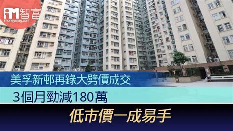 美孚新邨再錄大劈價成交 3個月勁減180萬 低市價一成易手