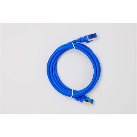 Qualgear Ft Cat Round High Speed Ethernet Cable Blue Qg Cat R