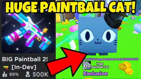 Free Huge Paintball Cat In Big Paintball 2pet Simulator X Youtube