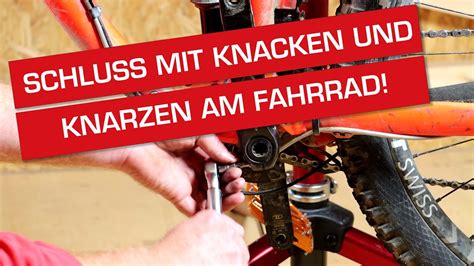 Knacken Knarzen Am Fahrrad Beseitigen Pedale Innenlager Vorbau