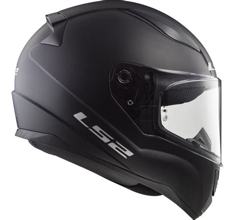 Casco Ls Ff Rapid Solid Negro Mate Con Mica Humo En