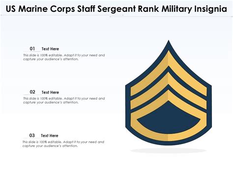 US Marine Corps Staff Sergeant Rank Military Insignia | Presentation ...