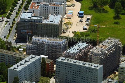 Berlin Von Oben Baustelle Zum Neubau Eines Wohnhauses An Der