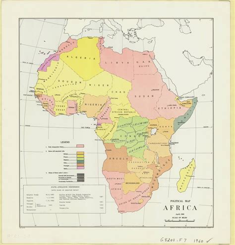 Map Of Africa 1960 - World Of Light Map