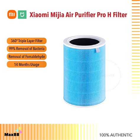 Xiaomi Mijia Air Purifier Pro H Filter M7R FLH BLUE High Efficiency