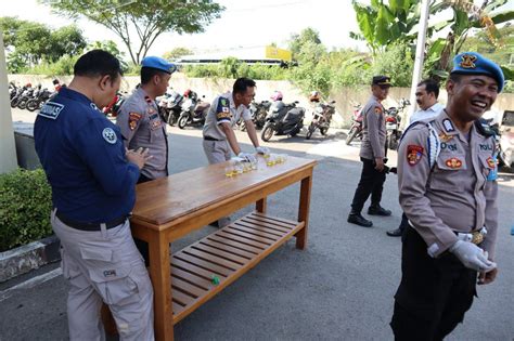 Polres Rembang Gelar Tes Urine Pada Personel Di Hari Kebangkitan