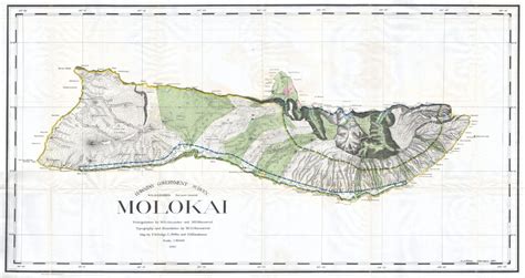 File:1897 Land Office Map Of The Island Of Molokai, Hawaii - Molokai ...