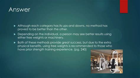 Muscular Strength And Endurance Powerpoint Ppt