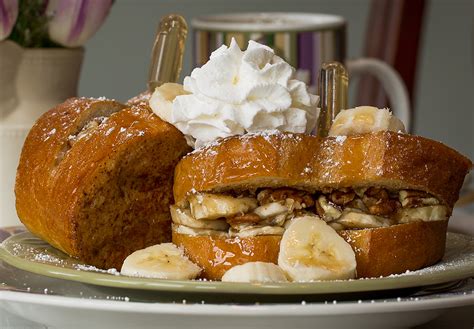 Banana Pecan Stuffed French Toast Voted Best Bandb Breakfast