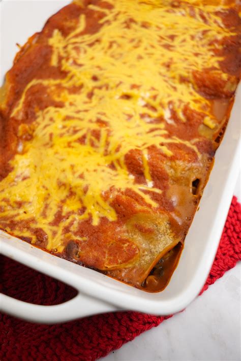 Sweet N Spicy Vegan Black Bean Enchiladas Whitney E Rd