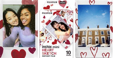 Getting Ready For Valentines Day New Fujifilm Instax Heart Sketch