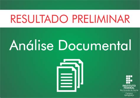 Campus Divulga Resultado Preliminar Da Comprova O Documental Ifrn