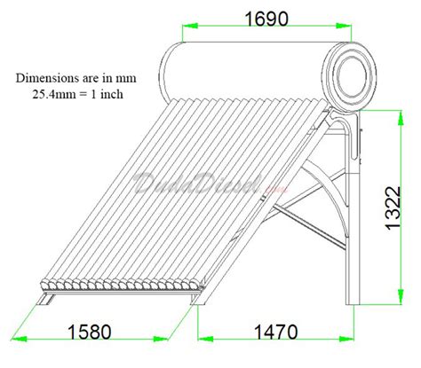 Sus Liter Passive Solar Water Heater Ds Sh T Sus